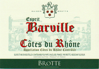 Cuvée "ESPRIT BARVILLE" Cuvée "ESPRIT BARVILLE"